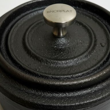MINI OLLA CACEROLA HIERRO FIERRO FUNDIDO INDUCCION - NORPLAT - 5