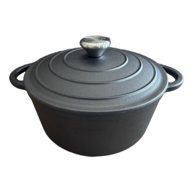 OLLA DE HIERRO FUNDIDO 24 CM 3.5 LTS - VA AL HORNO - NORPLAT - 2