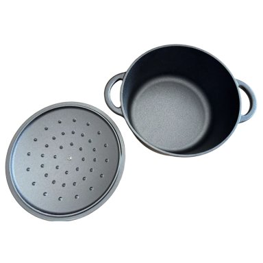 OLLA DE HIERRO FUNDIDO 24 CM 3.5 LTS - VA AL HORNO - NORPLAT - 3