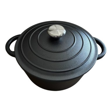 OLLA DE HIERRO FUNDIDO 24 CM 3.5 LTS - VA AL HORNO - NORPLAT - 7