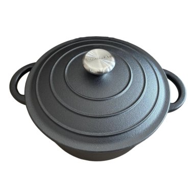 OLLA DE HIERRO FUNDIDO 24 CM 3.5 LTS - VA AL HORNO - NORPLAT - 10