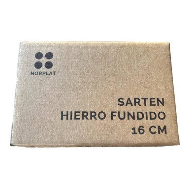 SARTEN REDONDO HIERRO FUNDIDO 16CM PROVOLETA COCINA NORPLAT - 2