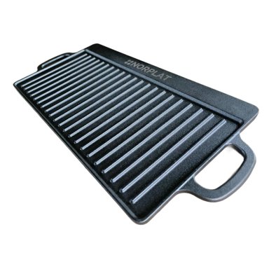 PLANCHA BIFERA NORPLAT REVERSIBLE HIERRO FUNDIDO 50X23CM XL - 5