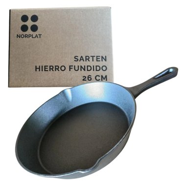 SARTEN HIERRO FUNDIDO 26 CM FIERRO - NORPLAT - 1