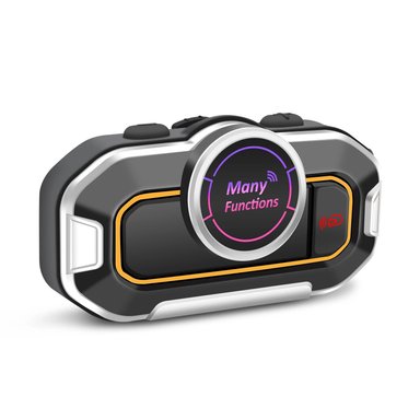 INTERCOMUNICADOR Y MANOS LIBRES BLUETOOTH V9 PRO 500M RADIO FM - 2