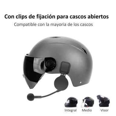 AUDÍFONOS CASTLETEC MANOS LIBRES CASCO MOTO M6 BLUETOOTH - 3