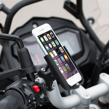 SET MOTOWOLF SOPORTE PARA CELULAR + CARGADOR USB AJUSTABLE 2809 - 3