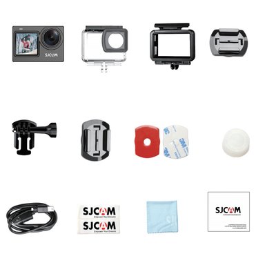 CÁMARA DEPORTIVA SJCAM WI-FI 4K 60FPS 24MP SJ6 PRO DOBLE PANTALLA ESTABILIZADOR - 4