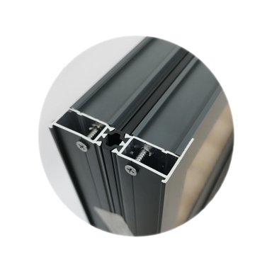 VENTANA CASTLETEC ALUMINIO TÉRMICO RPT TERMOPANEL PREMIUM 73S 121 X 100 CM GRIS - 3