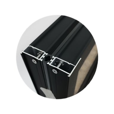 VENTANA CASTLETEC TERMOPANEL ALUMINIO RPT PREMIUM 73S 120 X 120 CM NEGRO - 5