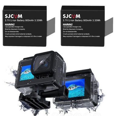 PACK CÁMARA DEPORTIVA SJCAM SJ4000 DUAL, 4K 16MP + 2 BATERÍAS - 3