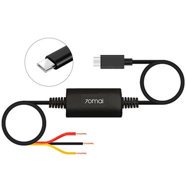 KIT DE CABLEADO 70MAI ENERGÍA UP03 PARA CÁMARAS DE AUTO M500 Y X200 OMNI - 1