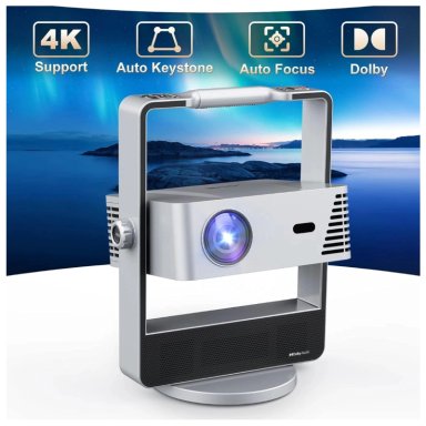 PROYECTOR AAO LED ANDROID YG771, 500 ANSI, 1080P, BT, KC - 7