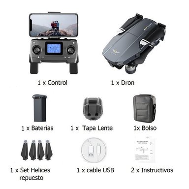 DRONE CASTLETEC 8819 EXPLORER 5G 3000M 6K GPS EIS GIMBAL CON EVASIÓN OBSTÁCULOS - 6