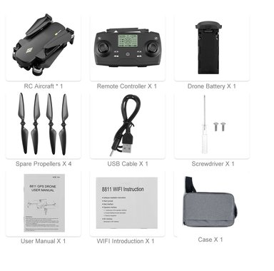 DRONE GPS AVIATOR 8811 PRO 6K 5G 3000M CARDAN AUTOESTABILIZADOR - 7