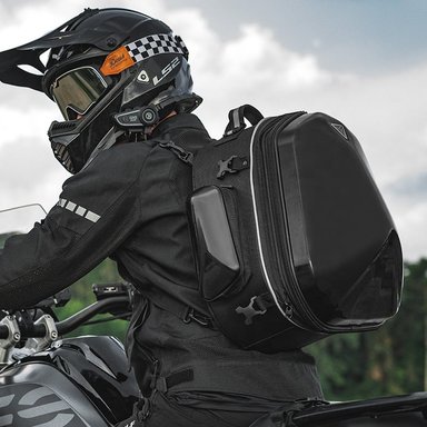 MALETA TOP CASE IMPERMEABLE EXPANDIBLE PARA MOTOCICLETA MOTOWOLF 0705B - 8