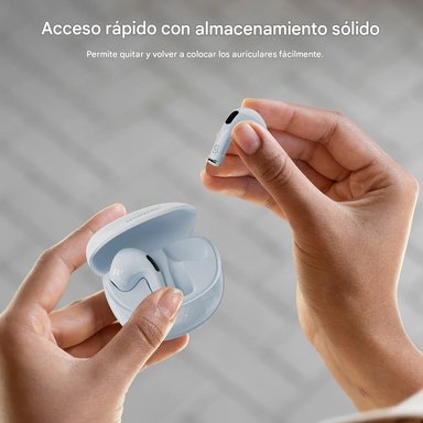 AUDIFONOS SEMI IN EAR, BLUETOOTH 5.3, IPX5, 20 H, SOUNARC Q3 COLOR AZUL - 13