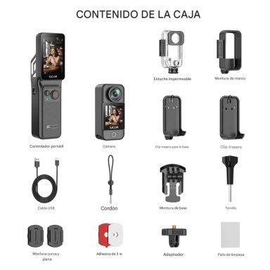 CAMARA DE ACCION SJCAM C400 3-EN-1 4K WIFI IPX8 30MTS - 7