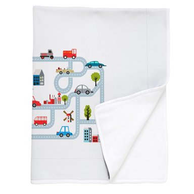 MANTA TUYO PRINT AUTOPISTA POLAR BLANCO - 1