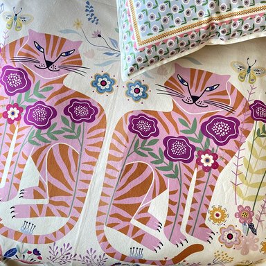 MANTA TUYO PRINT PIECERA WILD CAT 150 X 110 CM POLAR CRUDO - 2