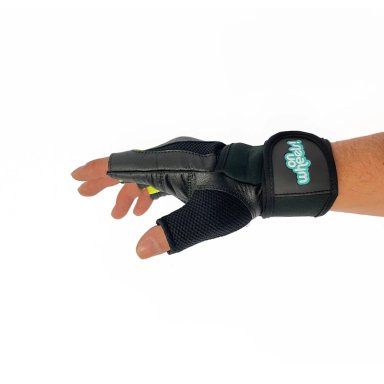 GUANTES DE ENTRENAMIENTO PARA PESAS BLACK AMARILLO ONWHEELS - 3
