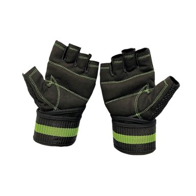GUANTES DE ENTRENAMIENTO PARA PESAS BLACK/GREEN ONWHEELS - 6