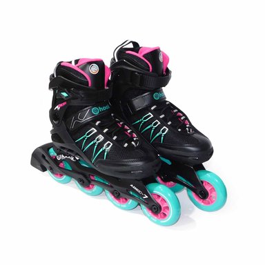 PATINES HOOK FRESH ROSADO AZUL - 1