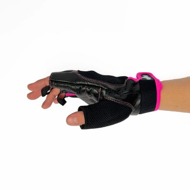 GUANTES DE ENTRENAMIENTO PARA PESAS BLACK PINK ONWHEELS - 3