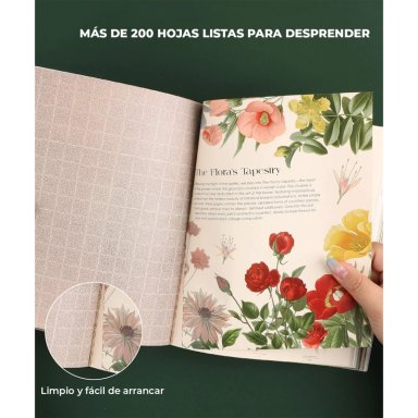 LIBRO DE ACTIVIDADES DE COLLAGE 'LA MUSA BOTANICA' 200+ PAG - 3