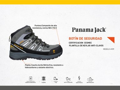 ZAPATO DE SEGURIDAD HOMBRE PANAMA JACK - A929 - 4