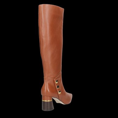 BOTAS MUJER MINGO CUERO MARRÓN CASUAL - H492 - 3