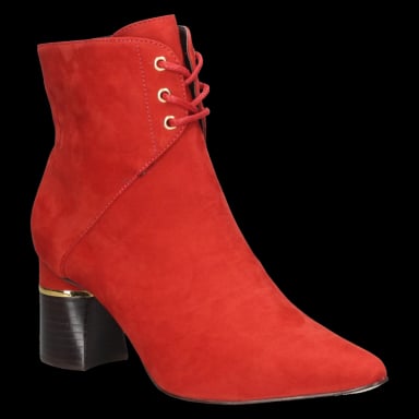 BOTIN CASUAL MUJER MINGO- H495 | ROJO - 1
