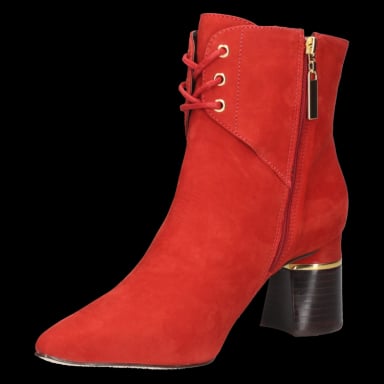 BOTIN CASUAL MUJER MINGO- H495 | ROJO - 5
