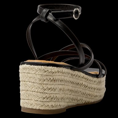 SANDALIAS MUJER ZAPPA CUERO NEGRO CASUAL I389 - 3