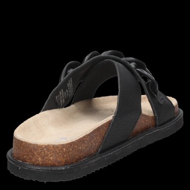 SANDALIAS MUJER ZAPPA CUERO NEGRO CASUAL I371 - 3