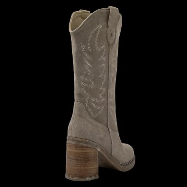 BOTAS MUJER POLLINI CUERO MARRÓN CASUAL J223 - 3