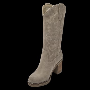 BOTAS MUJER POLLINI CUERO MARRÓN CASUAL J223 - 5