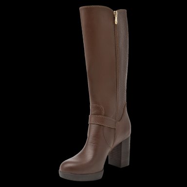 BOTAS MUJER 16 HRS CUERO MARRÓN CASUAL M086 - 5