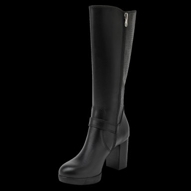 BOTA CASUAL MUJER 16 HRS - M086 | NEGRO - 4