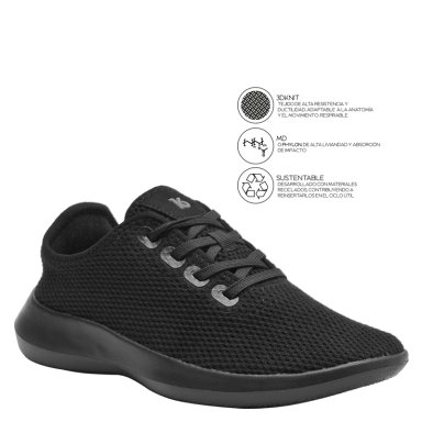 ZAPATILLA CASUAL MUJER 16 HRS - L141 | NEGRO - 6