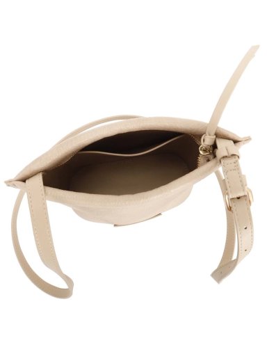 BANDOLERA CASUAL MUJER POLLINI - L845 | MARRON CLARO - 4