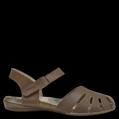 SANDALIA CASUAL MUJER PANAMA JACK - W739 | MARRON OSCURO - 1