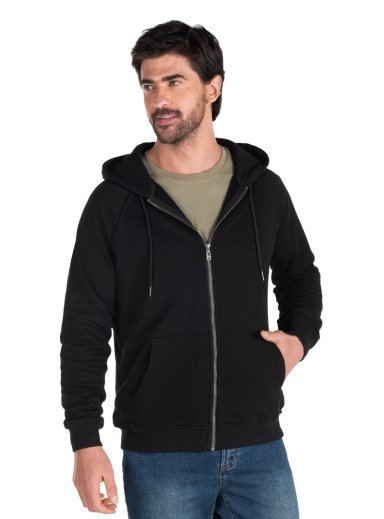 POLERON HOMBRE ZIPPER PANAMA JACK - PJH007M | NEGRO - 1