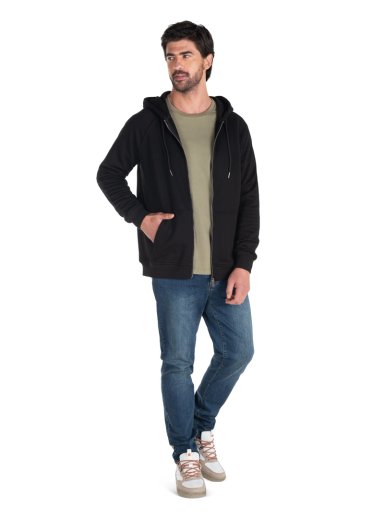 POLERON HOMBRE ZIPPER PANAMA JACK - PJH007M | NEGRO - 8