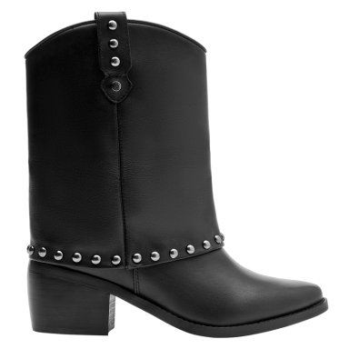 BOTA CASUAL MUJER POLLINI - POM0140 | NEGRO - 1