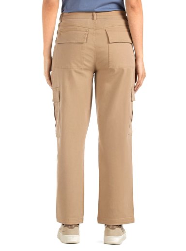 PANTALON MUJER CARGO VESTIR CASUAL PANAMA JACK - PJM012M | MARRON CLARO - 2