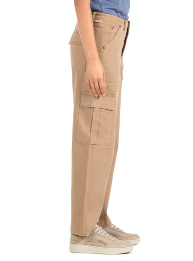 PANTALON MUJER CARGO VESTIR CASUAL PANAMA JACK - PJM012M | MARRON CLARO - 3