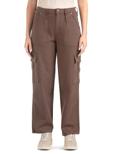 PANTALON MUJER CARGO VESTIR CASUAL PANAMA JACK - PJM012M | MARRON - 9