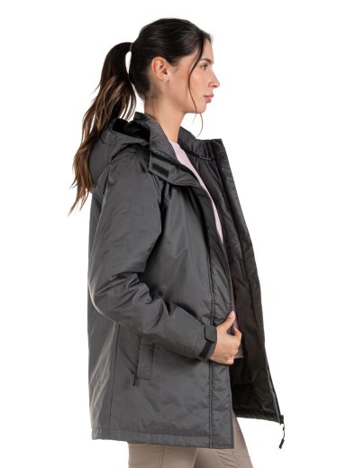 PARKA MUJER IMPERMEABLE LARGA OUTDOOR PANAMA JACK - PJM008M | GRIS - 3