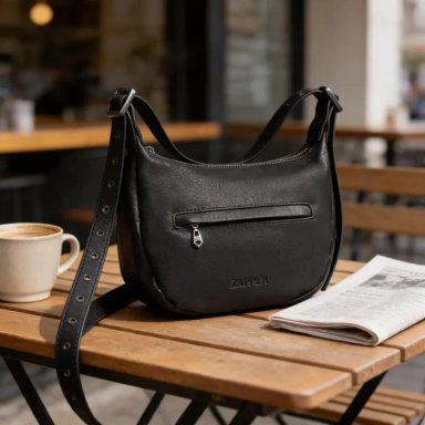 CARTERA BANDOLERA CASUAL ZAPPA - ZAM022X | NEGRO - 6